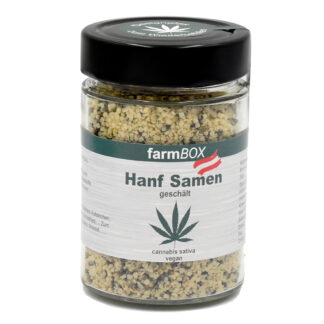 Hanfsamen im Designglas 180g
