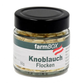 Knoblauchflocken im Designglas 50g